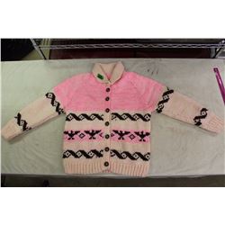 L Knitted Sweater (Acrylic Two Strand Yarn, Hand Knitted)