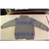Image 2 : L Knitted Sweater (Acrylic Two Strand Yarn, Hand Knitted)