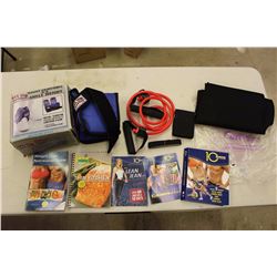 Lot of Fitness Related (Weights, Informational Books, Etc)