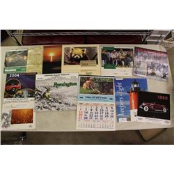 Lot of Calendars (Various Dates from 1980s-2000s)
