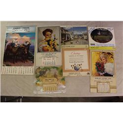 Lot of 1960s Calendars