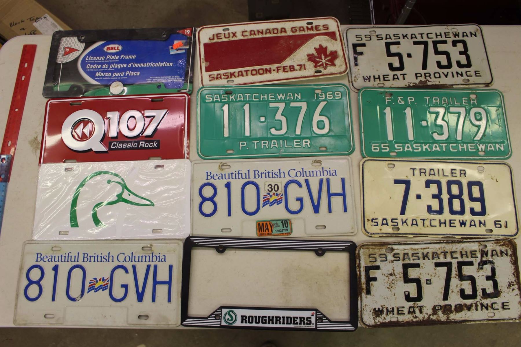 Lot of Licence Plates