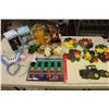 Image 1 : Lot of Misc (Stuffed Animals, Fruit Decorations, Tractor Related, Etc)