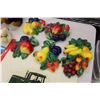 Image 2 : Lot of Misc (Stuffed Animals, Fruit Decorations, Tractor Related, Etc)