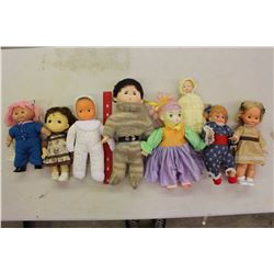 Lot of Vintage Collectible Dolls (8)