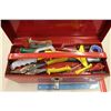 Image 2 : Metal Mastercraft Tool Box w/Assorted Tools