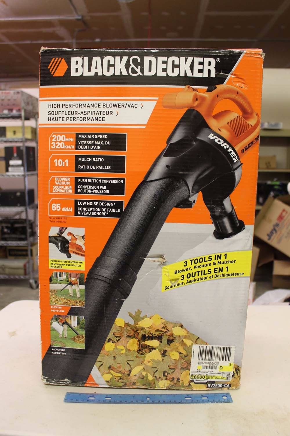 black and decker electric blower vac