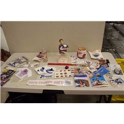Huge lot of Hockey Related (Bust, Cards, Stickers, Decals, Etc)