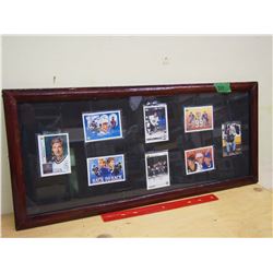 Framed Gretzky Cards, Upper Deck 1991 And 1992