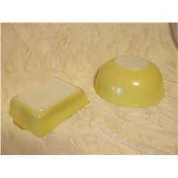 Pyrex Bowl And Casserole