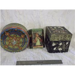 Vintage Tins And Decorative Box