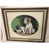 Image 1 : Large Needlework Dog Picture (28"x25")