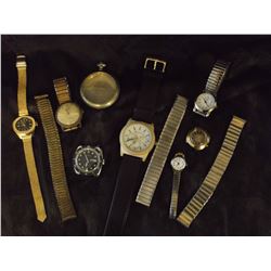 Watches (7) And Misc. (Cardinal, Red Herring, Longreene, Etc, Some Working)