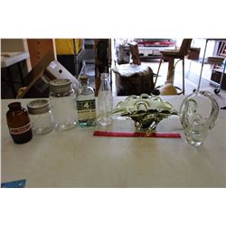 Lot of Glassware (Bottles, Jars, Etc)
