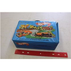 Hot Wheels Collection Case w/1970s-80s Hot Wheels