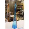 Image 1 : Large Blue Glass Decanter
