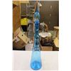 Image 2 : Large Blue Glass Decanter