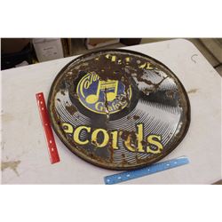 Columbia Records Metal Sign (23"x23")