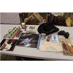 Lot of Misc (White Rose Sack, Lionel Keepsakes,Liberace Signed Items, Etc)