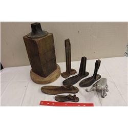 Antique Shoe Stretchers w/Stand