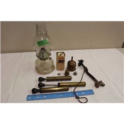 Glass Oil Lamp With Aladdin Lamp Parts