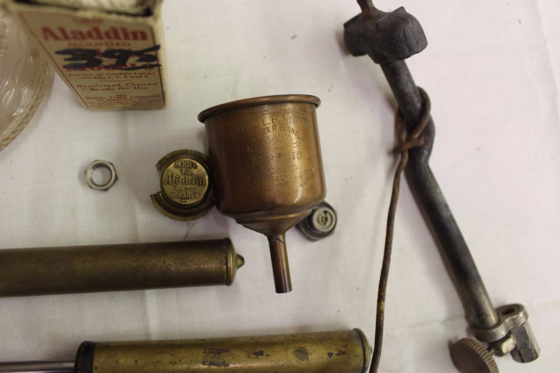 Glass Oil Lamp With Aladdin Lamp Parts