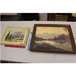 Pair of Vintage Framed Pictures