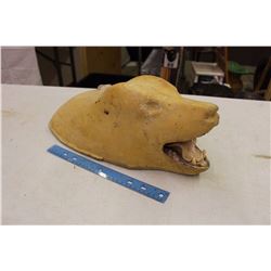 Fiberglass Bear Taxidermy Head With Glass Eyes