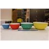 Image 1 : Set Of Primary Pyrex Bowls (4)