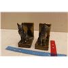 Image 1 : Pair Of Vintage Brass German Shepard Bookends