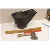 Image 2 : Coal Pail With Level and Hatchet