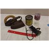 Image 2 : Lot Of Misc. (Irons, Pipe Solvent, Coke Glass Etc)