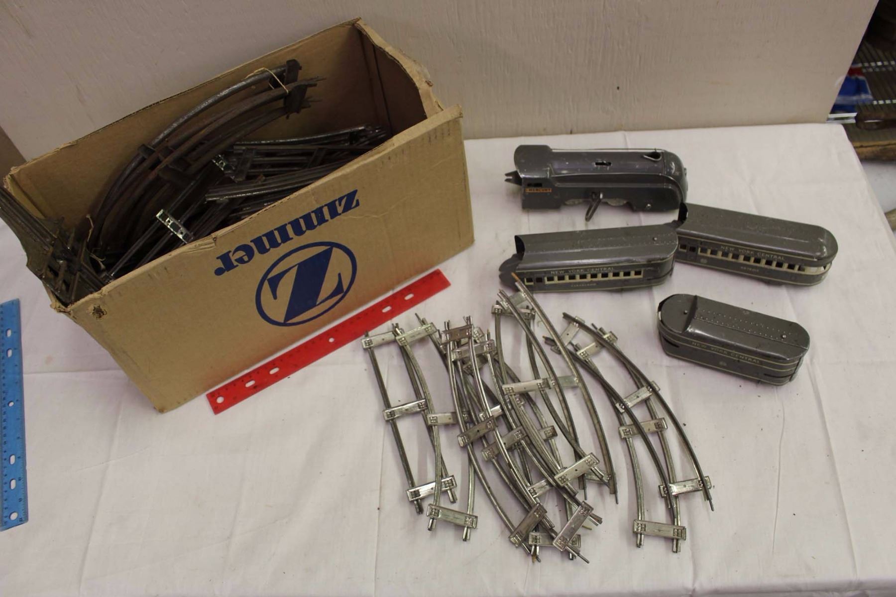 Lot of Toy Train Parts