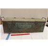Image 6 : Metal Ammunition Box (Marked 1944)(29"x9"x9")
