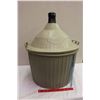Image 1 : Large Glass Jug With Plastic Cover