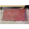 Image 3 : Red Metal Trunk (34"x18"x20")