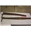 Image 1 : Two Large Antique Saws