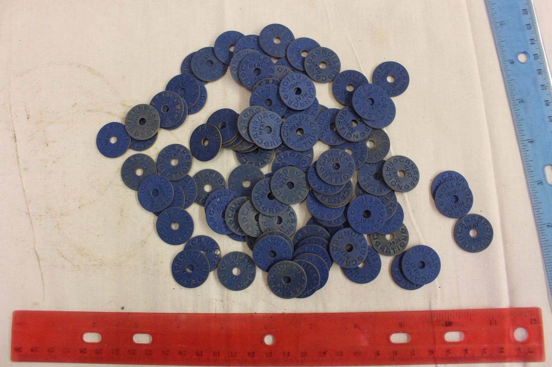 Meat Ration Token World War II Meat Ration Tokens (100)