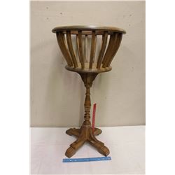 Vintage Wooden Fern Stand (31" Tall)