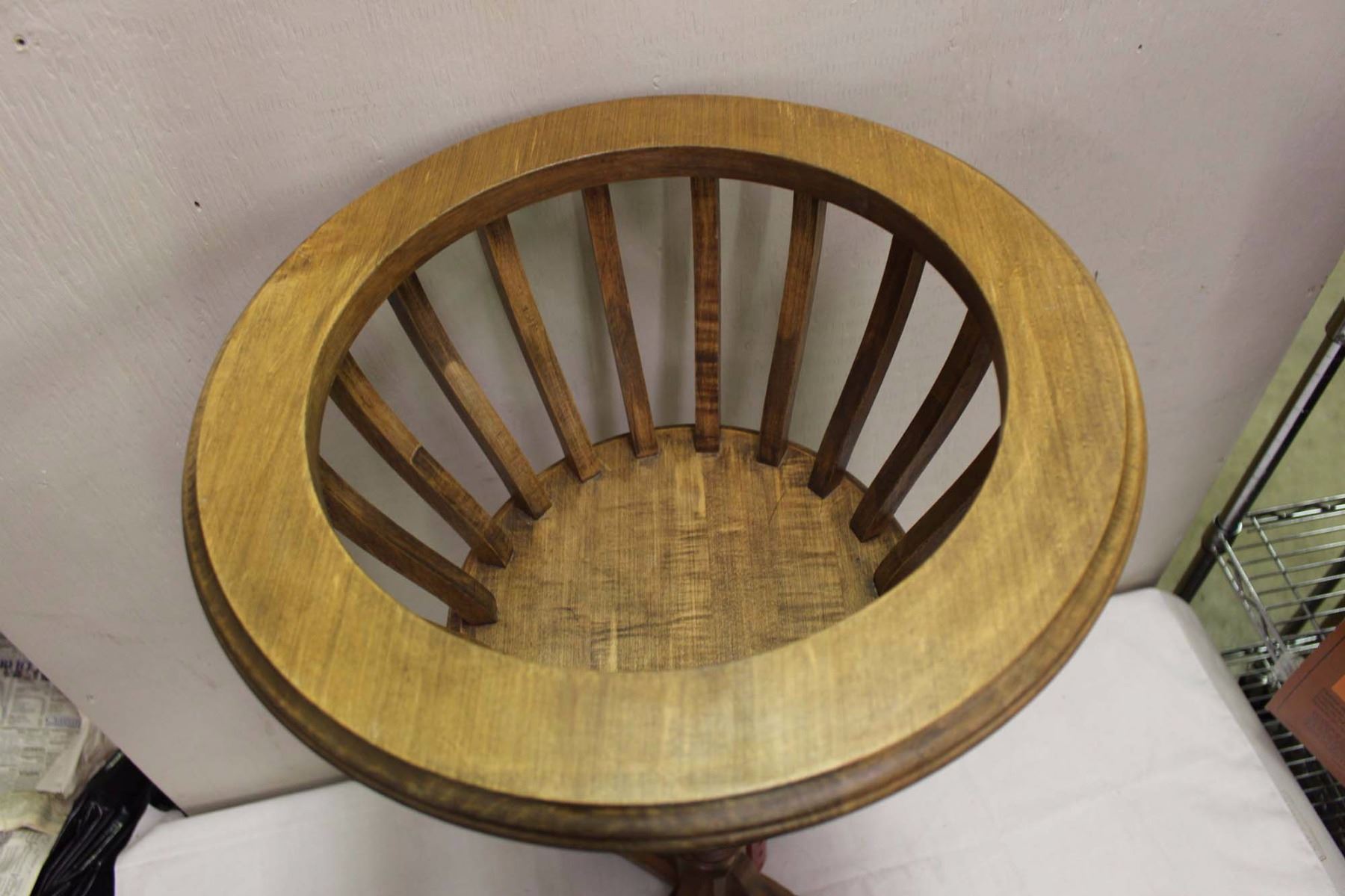 Vintage Wooden Fern Stand (31" Tall)