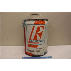 5 Gallon Royalite Oil Pail (Empty)