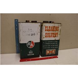 1 Gallon B.A. Oil Tins (2)(Empty)
