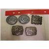 Image 1 : Lot Of Ladies Hesston Rodeo Belt Buckles (5)