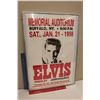 Image 1 : Elvis Concert Framed Poster (23"x16")