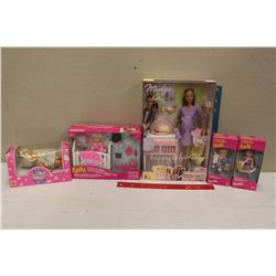 Lot of Matel Dolls (NIB)(Kelly Dolls(3),A Midge and Baby& Lovable Babies)