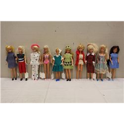 Lot of 1980's Skipper Mattel Dolls (10)