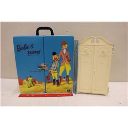 Plastic Barbie Closet and A Barbie&Skipper Carrying Case