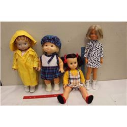 Lot of Vintage Collectible Baby Dolls (4)