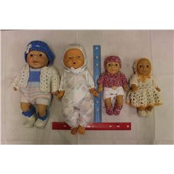 Lot of Newborn Baby Dolls (4)