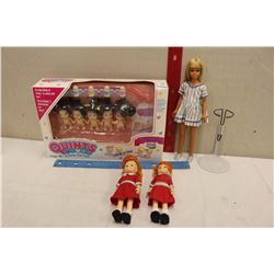 1967 Skipper Mattel Doll, 1982 Little Orphan Annie Dolls(2)&Quints Baby Dolls